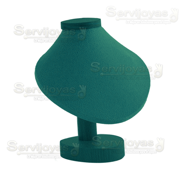 EXHIBIDOR ESMERALDA CUELLO MINI PARA COLLAR - VERDE 6824.ES