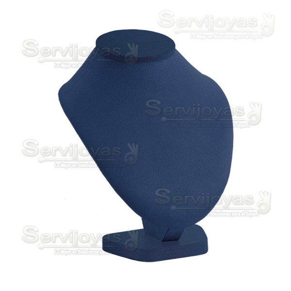 EXHIBIDOR AZUL ZAFIRO CUELLO INTERMEDIO PARA COLLAR  6830.NB