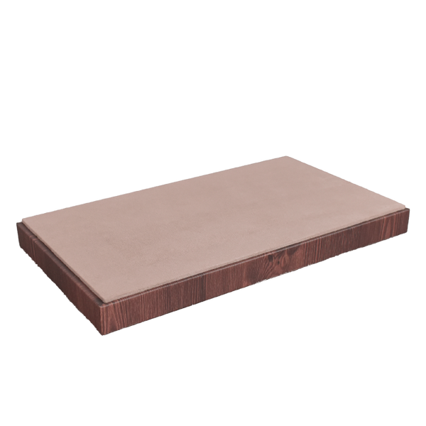 EXHIBIDOR GLAMOUR BASE RECTANGULAR - CAFÉ 6863.BR