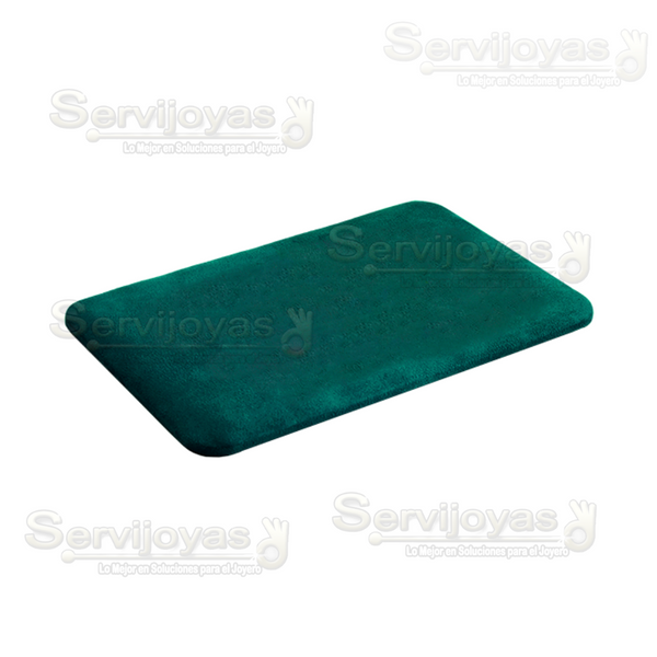 Exhibidor Esmeralda Verde Base para Mostrar Joyería Medidas: 30.7x20.5x1.3cm 6869.ES