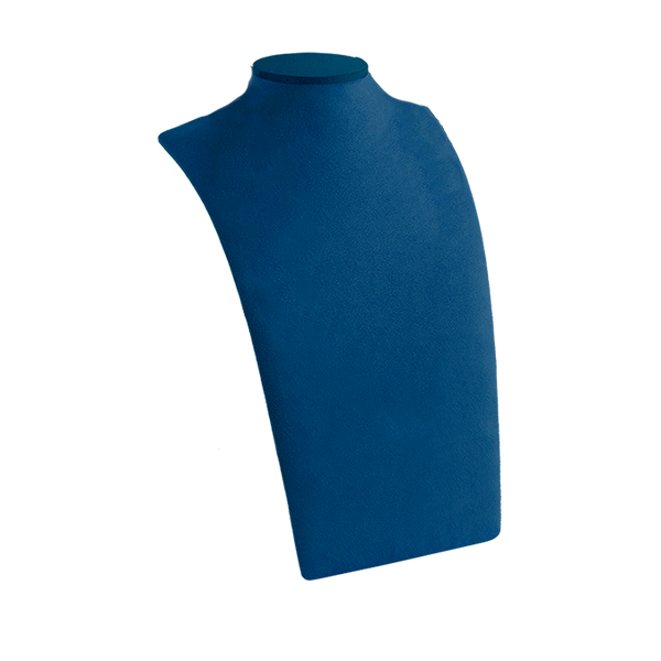 EXHIBIDOR ZAFIRO CUELLO ELEGANTE GRANDE PARA COLLAR- NAVY Medidas: 25x14.5x38cm 6888.NB