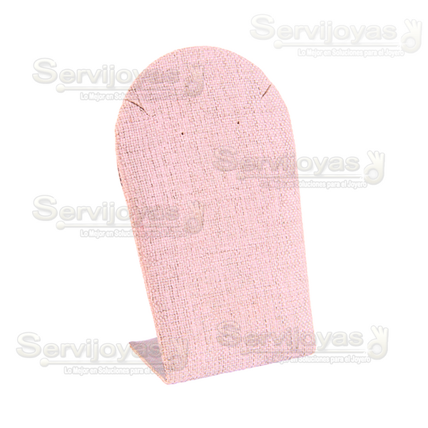 Exhibidor Rose Rosa para Juego: Aretes y Cadena con Dije Medidas: 6.4x4x9.5cm 9802.PK