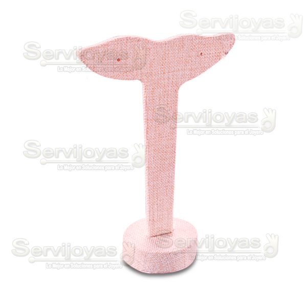 Exhibidor Rose Rosa "T" para Aretes Medidas: 8.9x4.7x12.5cm 9918.PK