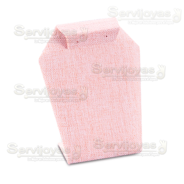 Exhibidor Rose Rosa para Aretes y Cadena con Dije Medidas: 8x4x9cm 9920.PK