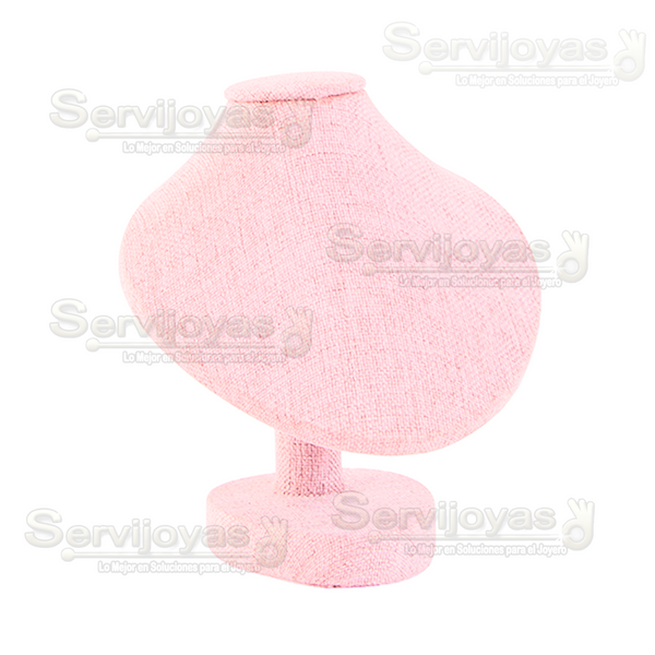 Exhibidor Rose Rosa Cuello Mini para Collar Medidas: 10.8x9.5x12cm 9924.PK
