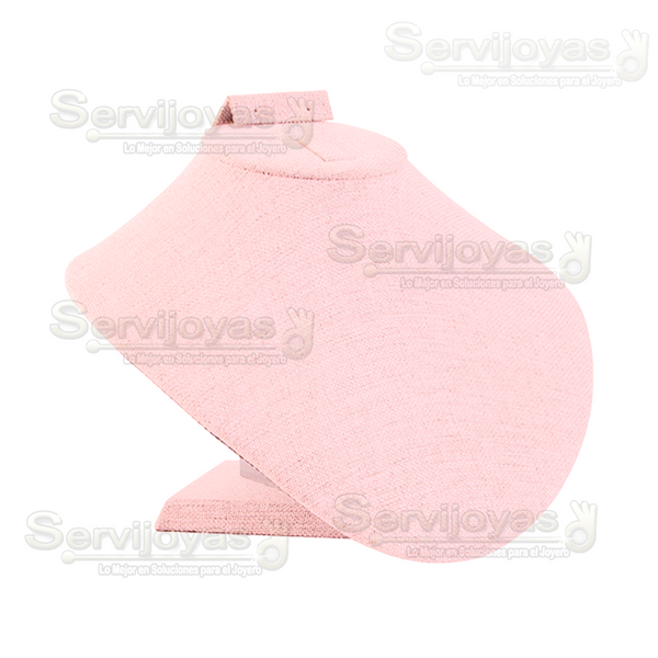 Exhibidor Rose Rosa Cuello Normal para Collar, Aretes y Medidas: 18x15x14.5cm 9929.PK