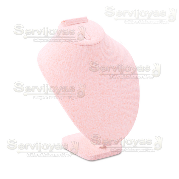 Exhibidor Rose Rosa Cuello Princesa para Collar, Aretes y Anillo Medidas: 18x17x23.5cm 9931.PK