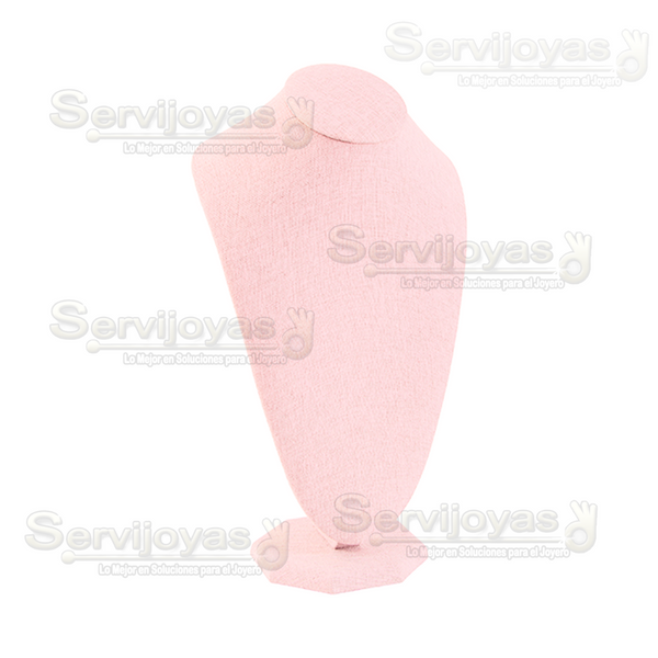 EExhibidor Rose Rosa Cuello Alto Curvo para Collar Medidas: 20x12x35cm 9932.PK