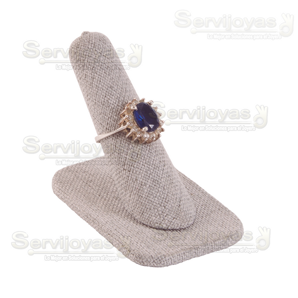 Exhibidor Gray Luxury Dedo para Anillo Medidas: 4.1x6.8x4cm 9946.GY