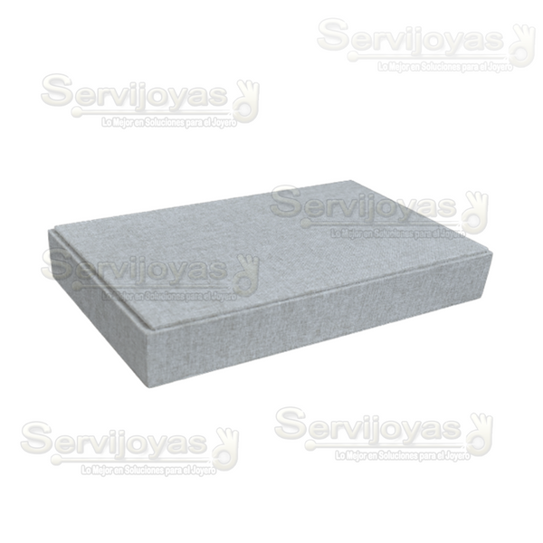 Exhibidor Gray Luxury Base Rectangular Alta Medidas: 35x20x5.5cm 9964.GY