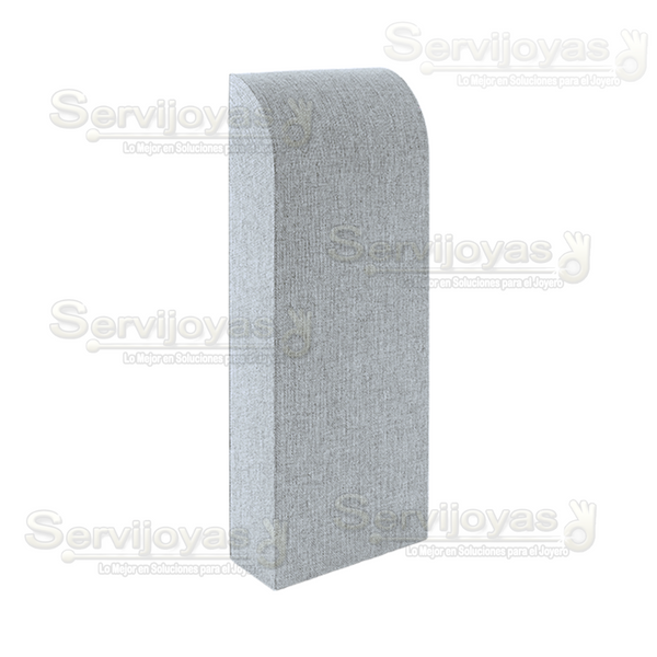 Exhibidor Gray Luxury Cuello Danés Grande para Collar Medidas: 12.5x5x30.5cm 9982.GY