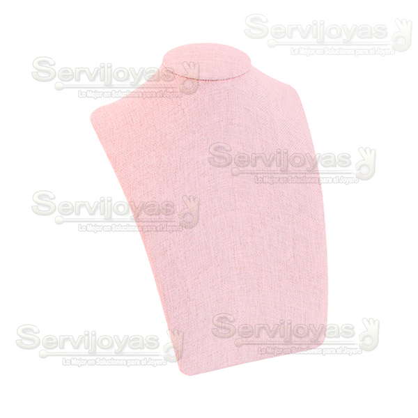 Exhibidor Rose Rosa Cuello Elegante Chico para Collar Medidas: 15x12x18cm 9986.PK
