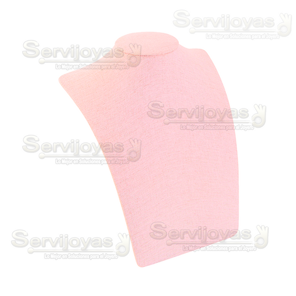 Exhibidor Rose Rosa Cuello Elegante Mediano para Collar Medidas: 21x14x26cm 9987.PK
