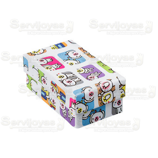 Caja Fancy Chica (48 pzs, colores surtidos) Medidas: 4x6.7x2.1cm 1172
