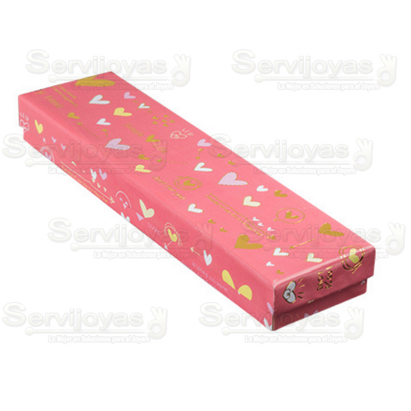 Caja Fancy Pulsera (8 pzs, colores surtidos) Medidas: 4.9x20.1x2.5cm 1178