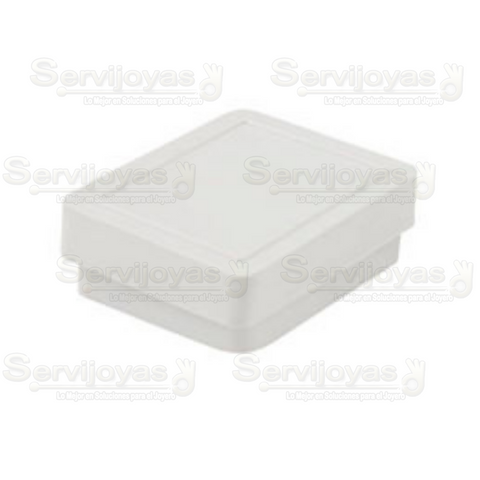 Caja Plastico Broquel Inserto Blanco (paq 50 pzas) 1203