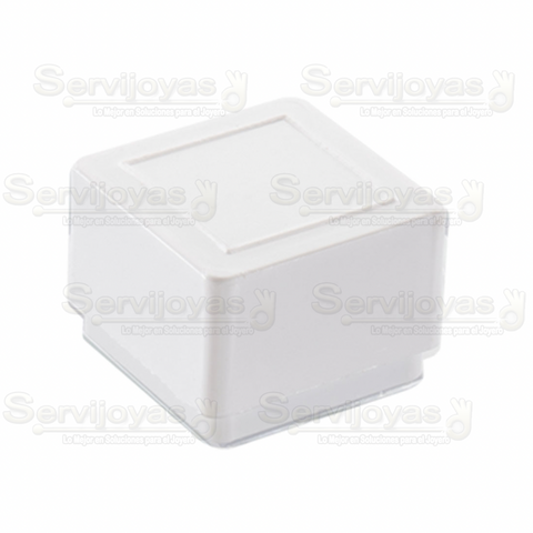 Caja de plastico para anillo chico Inserto rosa (50 pzas) 1261