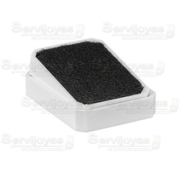 Caja Exhibidor de Plástico Broqueles Inserto Negro (36 pzas) Medidas: 4x3x1.6cm 1280