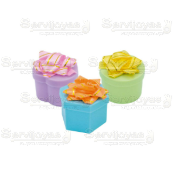 Caja Sombrero Pastel  (caja 48 pzs) Medidas: 4.7x5x5cm 1303
