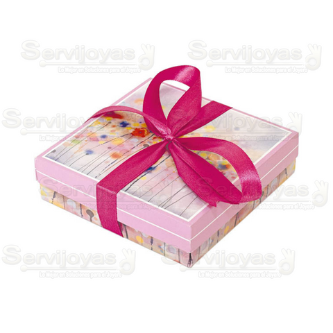 Caja Monet Universal Mediana Rosa 1341.PK