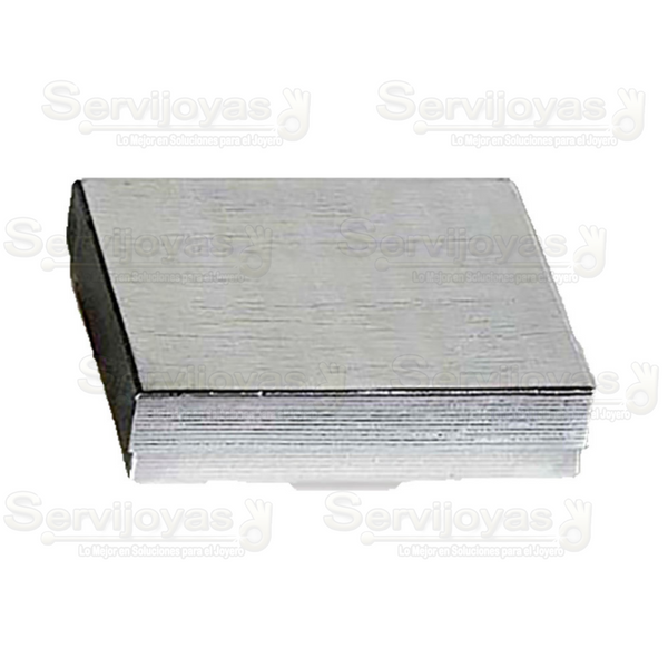 Caja De Cartón Glam Cuadrada Para Juego Grande: Arete, Cadena Con Dije Plata Medidas: 10.2x9.2x2.5cm 1403.SL