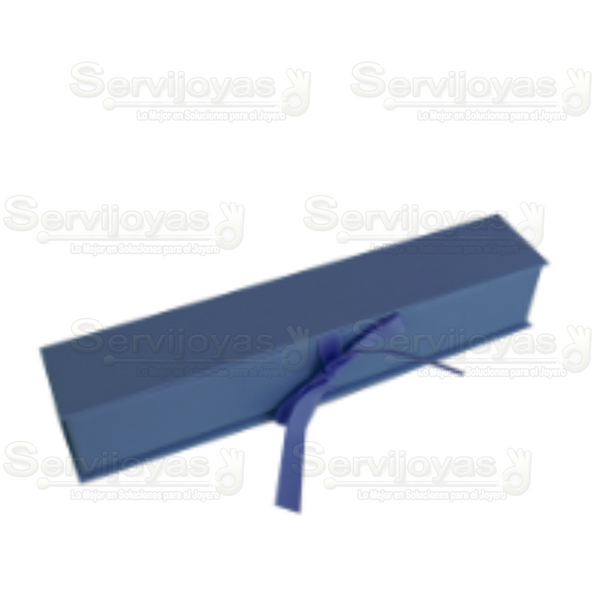 CAJA MURANO PARA PULSERA AZUL MARINO Medidas: 8.5x8.5x7cm 1435.NB
