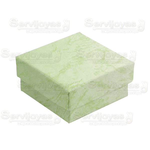 Caja Mini para Broquel Multicolor Verde Medidas: 3.8x3.8x2cm 1480.GR