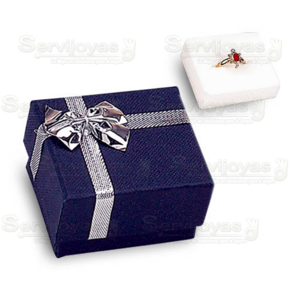 Caja Regalo Anillo Azul Medidas: 5.5x4.6x3.4cm 1601.BL