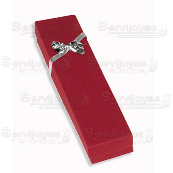 Caja Regalo Pulsera Rojo  Medidas: 4x19.8x2.5cm 1605.RD