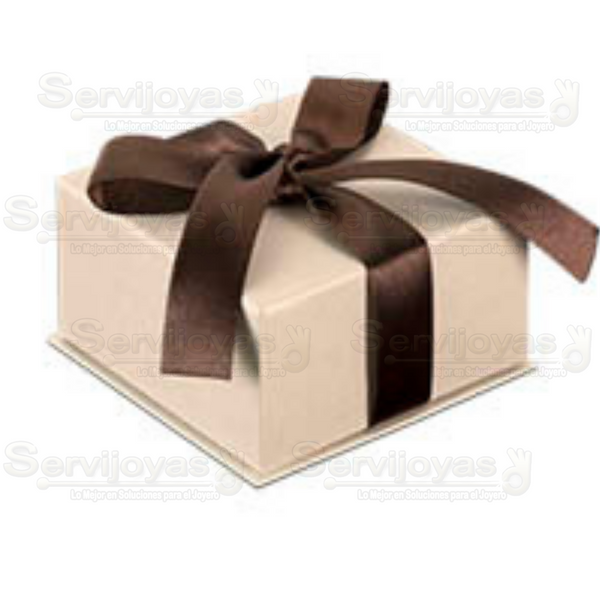 Caja Rubi Para Aretes Medidas: 8.6x8.8x4.6cm 1642