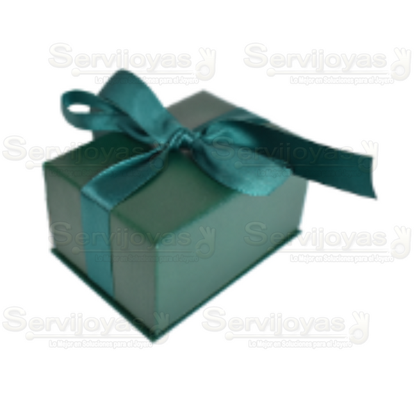 Caja Esmeralda Para Argollas Medidas: 8.8x6.4x4.7cm 1758.ES