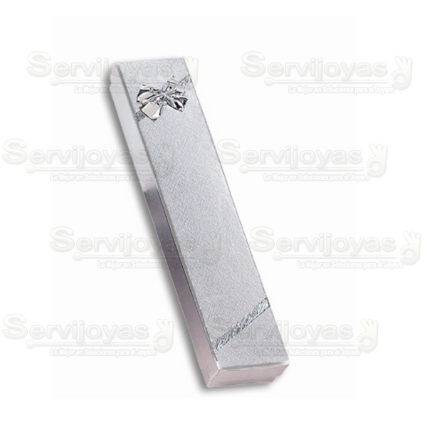 Caja Ribbon Pulsera Plata Medidas: 4x19.8x2.5cm 1805.SL