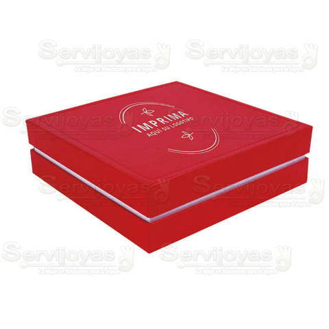 Caja Venecia Roja para Collar 1836.RD