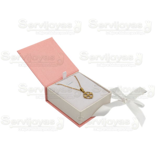 Caja Iberia Para Cadena/Dije Listón/Imán Rosa Medidas: 9x7x4cm 2012