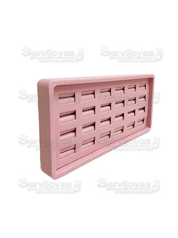 Exhibidor Vinipiel Rosa 24 Anillos Medidas: 13x26x3cm 201R