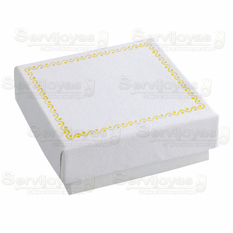 Caja Carte Carton Arete Chico Blanco 2202.WH