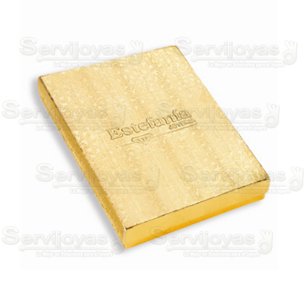 Caja Comet Collar Grande Dorada Medidas: 17.9x14.2x2.5cm 1107.GD