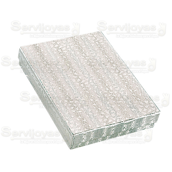 Caja Comet Collar Chico Plata Medidas: 9.9x13.5x2.5cm 1105.SL