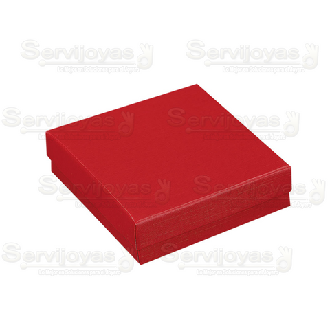 Caja Cuadrada para Juego Grande Lino Roja 1493.RD