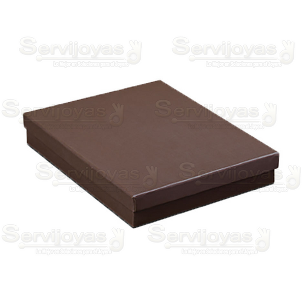 Caja para Collares Lino Cafe Medidas: 15x18.6x3cm 1495.BR