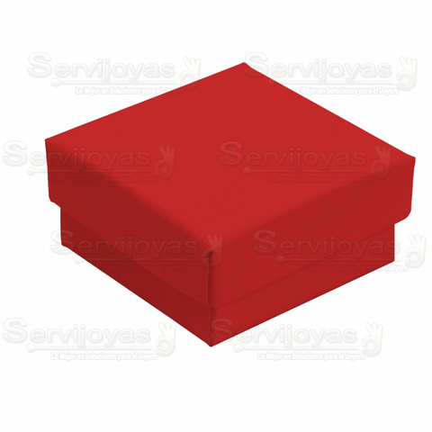 Caja Mini para Broqueles Lino Roja 1490.RD