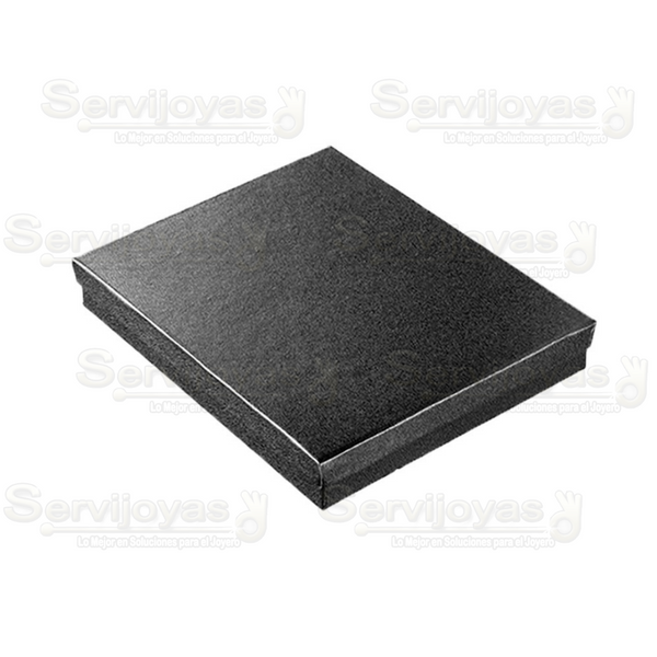 Cajas para Collares Extra Grandes Lino Negra Medidas: 22.2x16.8x4cm 1497.BK