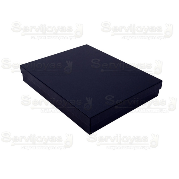 Cajas para Collares Extra Grandes Lino Morada Medidas: 22.2x16.8x4cm 1497.PL