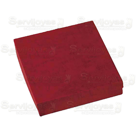 Caja de Collares, Anillo y Aretes Multicolor Roja 1485.RD