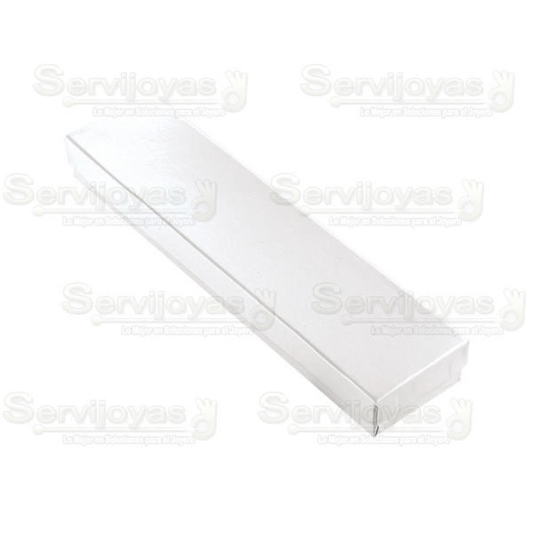Caja para Pulsera Multicolor Blanca Medidas: 22x5x2.5cm 1484.WH