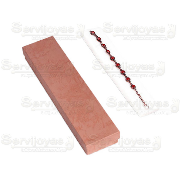 Caja para Pulsera Multicolor Rosa Medidas: 22x5x2.5cm 1484.PK