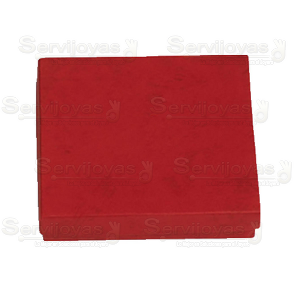 Caja Cuadrada para Juego Grande Multicolor Roja Medidas: 10x9x2.5cm 1483.RD