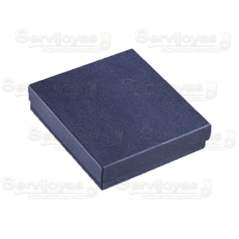 Caja Cuadrada para Juego Grande Multicolor Azul Navy 1483.NB