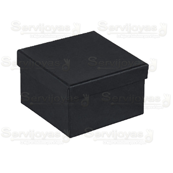 Caja Multicolor Cuadrada Alta Negra Medidas: 8.5x8.5x5.5cm 1486.BK