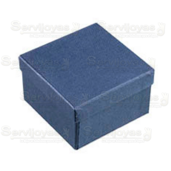 Caja Multicolor Cuadrada Alta Azul Navy Medidas: 8.5x8.5x5.5cm 1486.NB